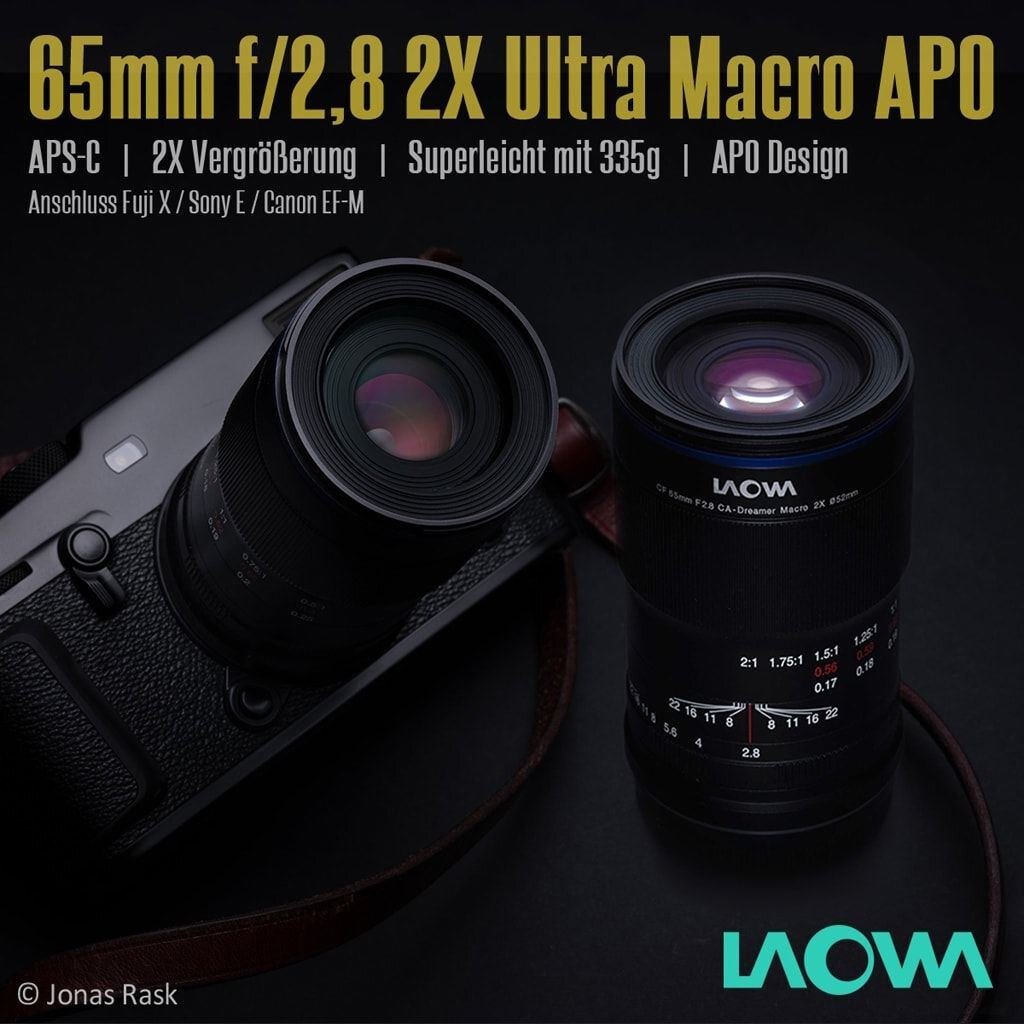 LAOWA 65mm 1:2,8 2X Ultra Macro APO für Canon RF