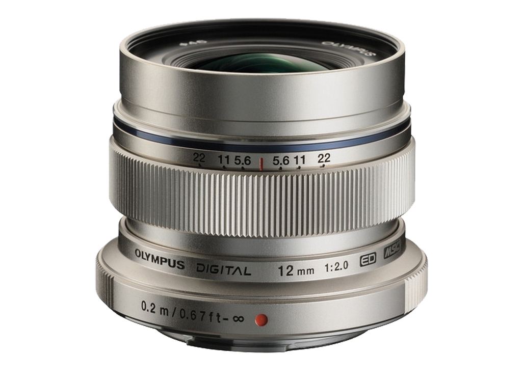 Olympus M. Zuiko Digital 12 mm 1:2 silber