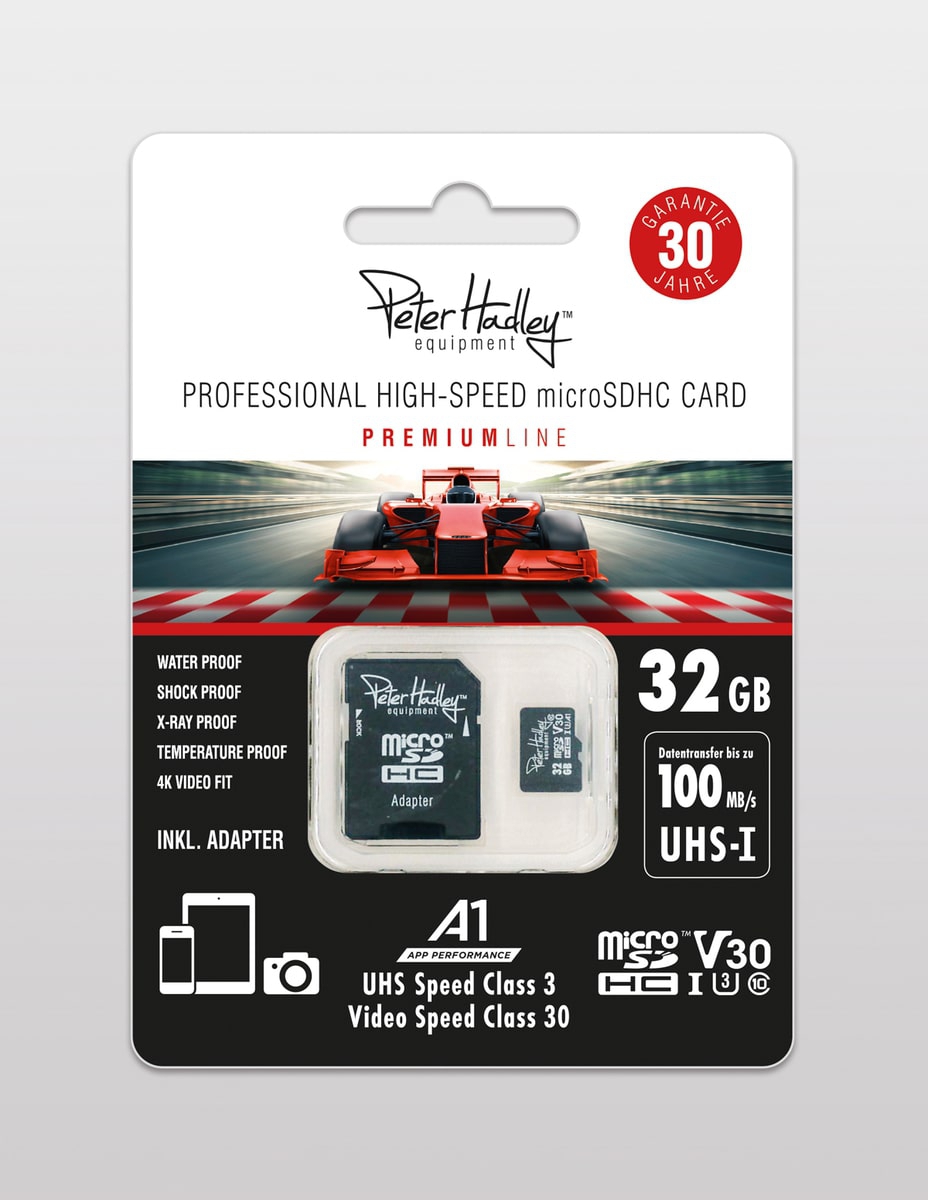 Peter Hadley Profi micro SDHC 32GB 100MB UHS-I U3 V30