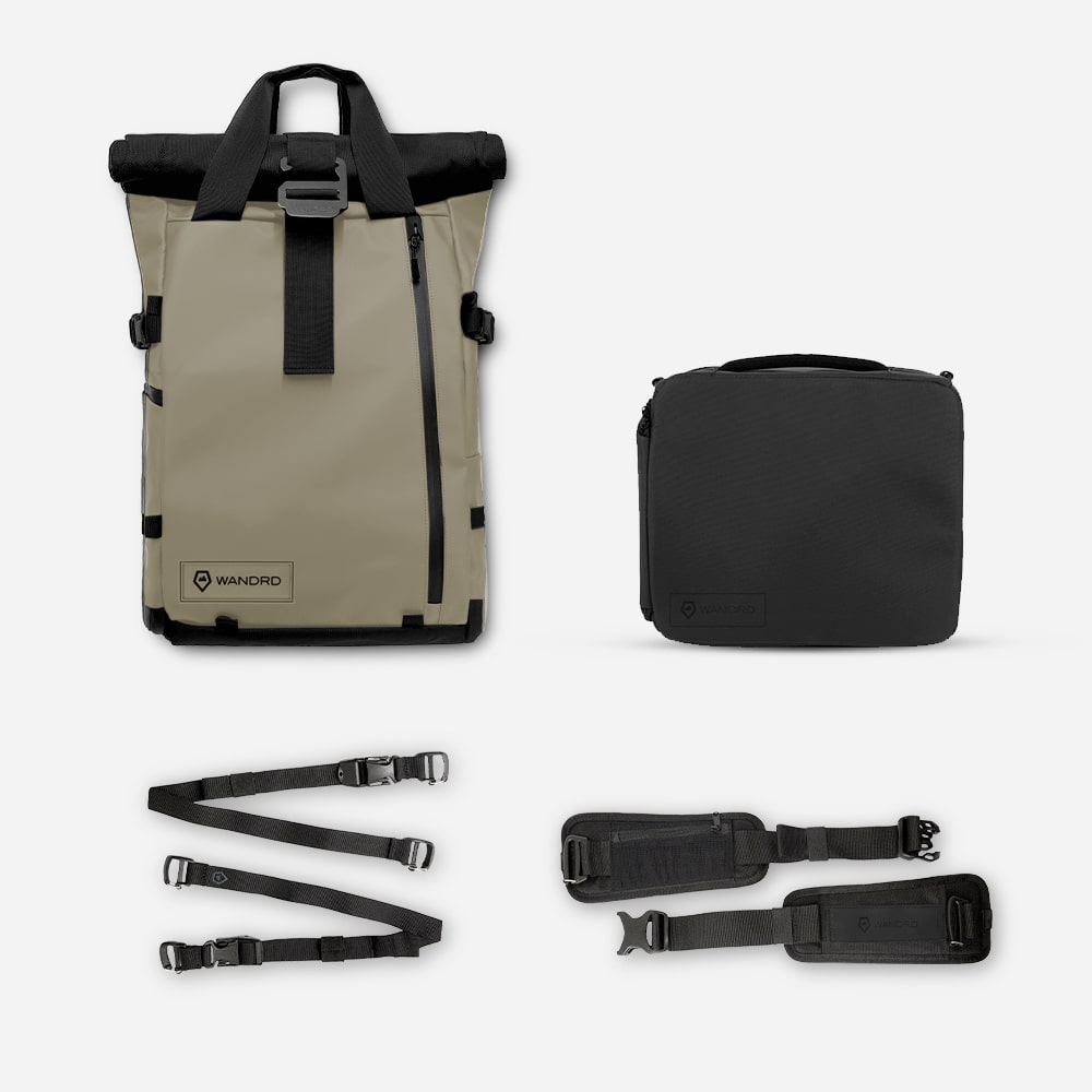 WANDRD THE PRVKE 31-Liter Photo Bundel Tan V3