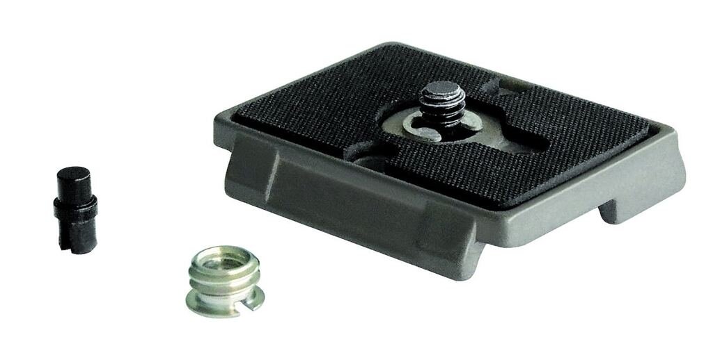 Manfrotto 200PL Schnellwechselplatte mit 1/4 Zoll Kameraschraube