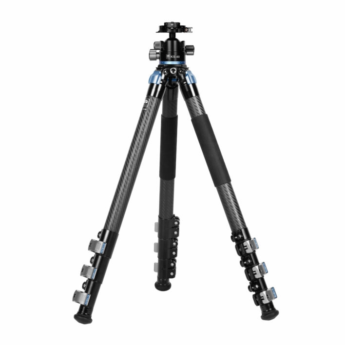 Sirui L-324F+KS-40 Carbon Dreinbeinstativ + Doppelpanorama Kugelkopf