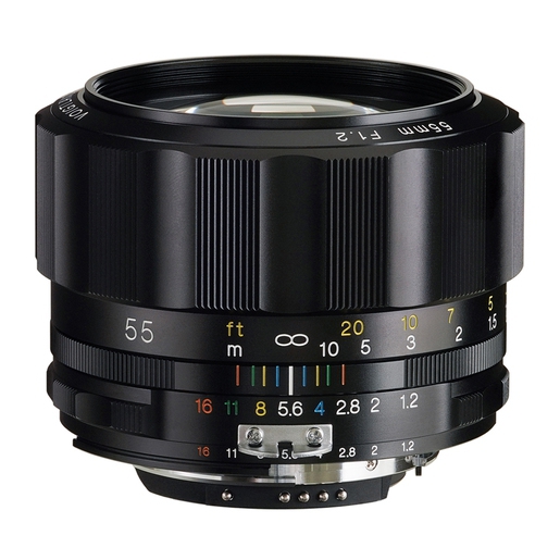 Voigtländer Nokton 55mm 1:1.2 SLII-S Nikon Ai-S (CPU) schwarz
