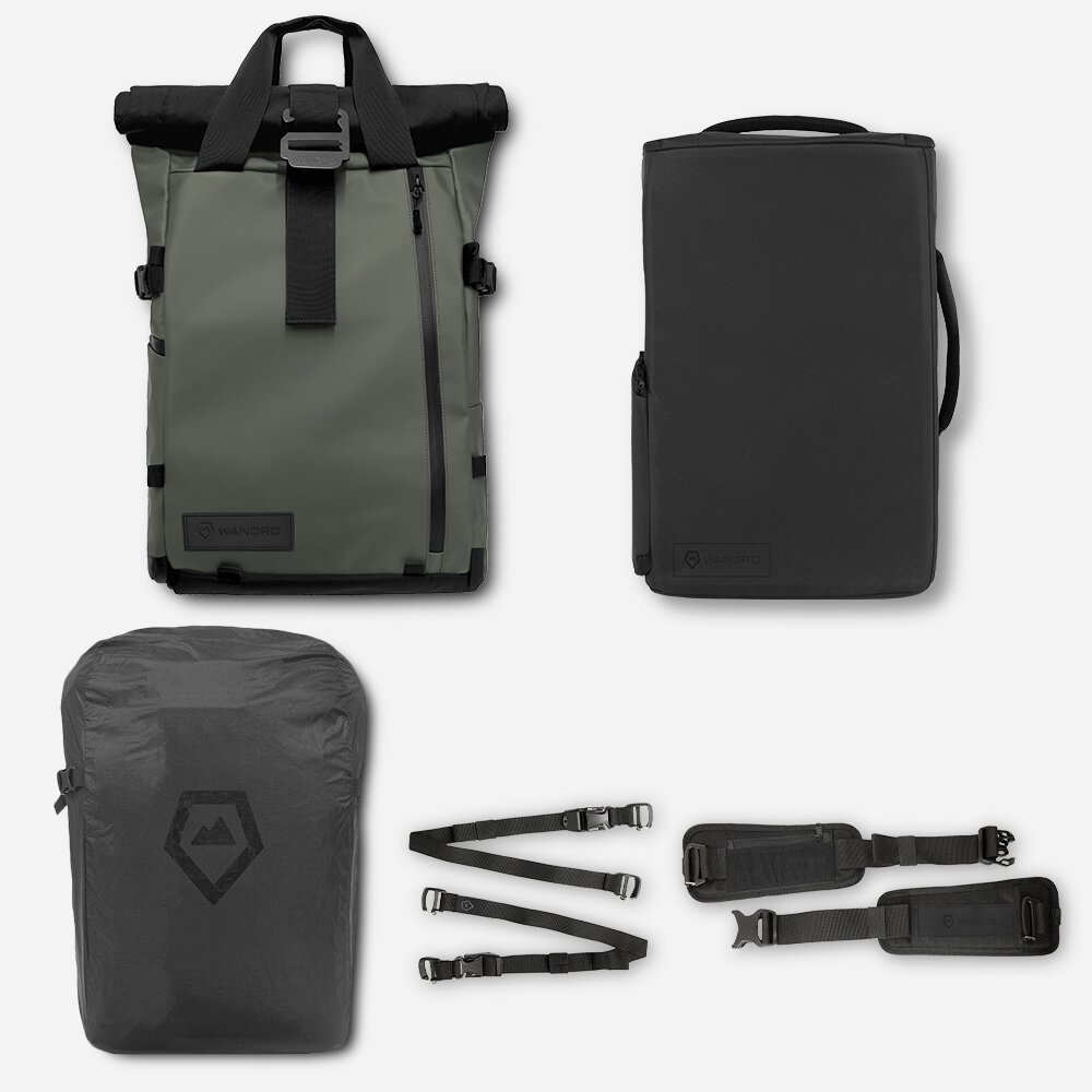 WANDRD THE PRVKE 21-Liter Pro Photography Bundle Green V3