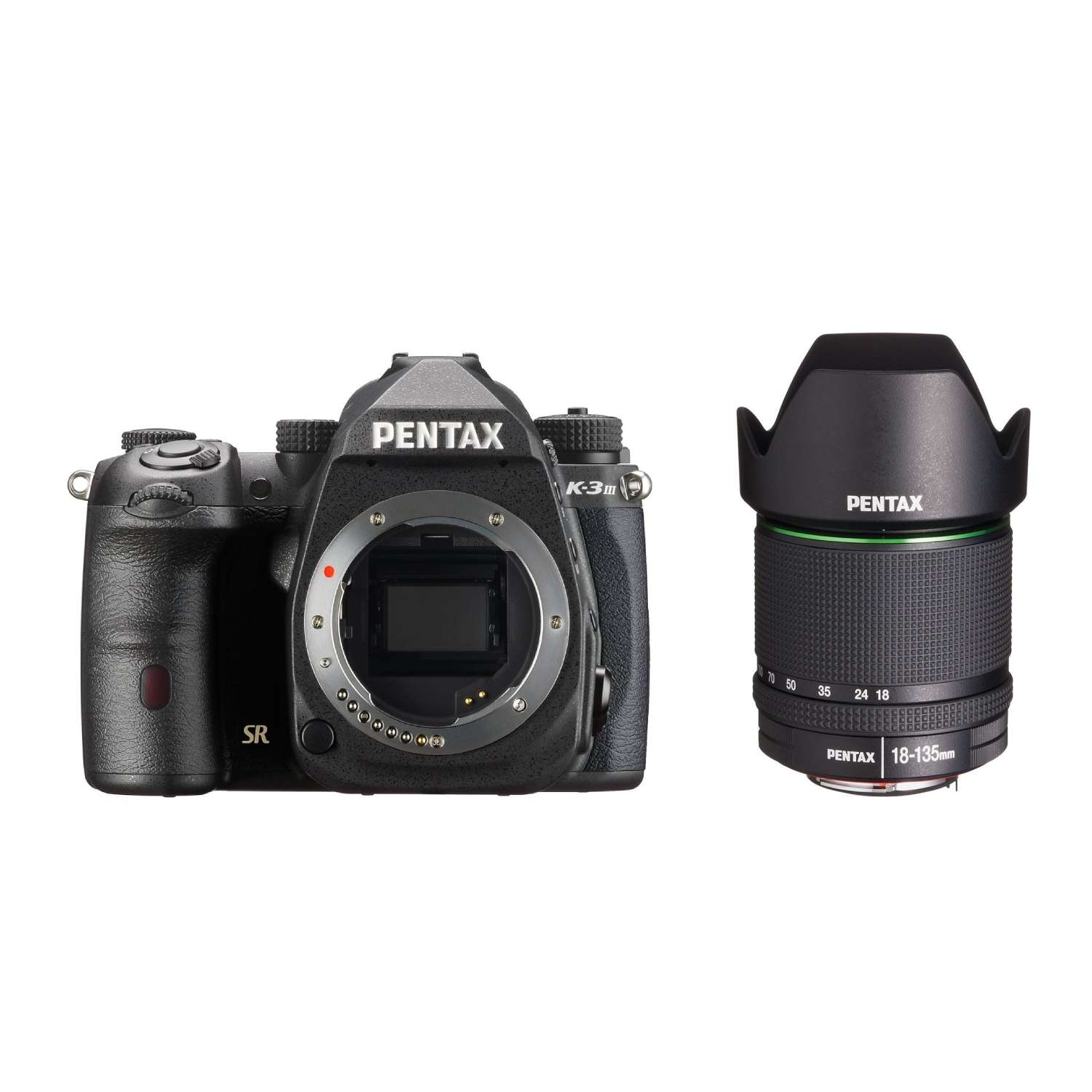 Pentax K-3 Mark III schwarz + 18-135mm 3,5-5,6 ED AL (IF) DC WR