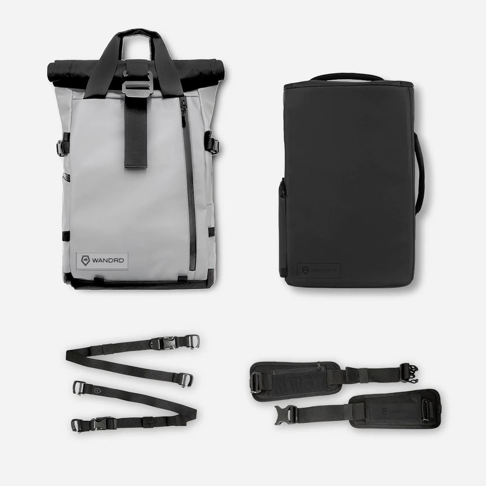 WANDRD PRVKE 31liter DisNet Grey Pro Photography Bundle V3 (31l) Grau