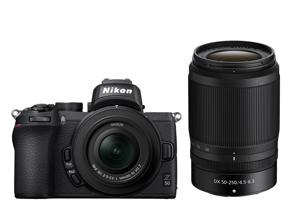 Nikon Z50 + Nikkor Z DX 16-50mm 1:3,5-6,3 VR + Nikkor Z DX 50-250mm 1:4,5-6,3 VR