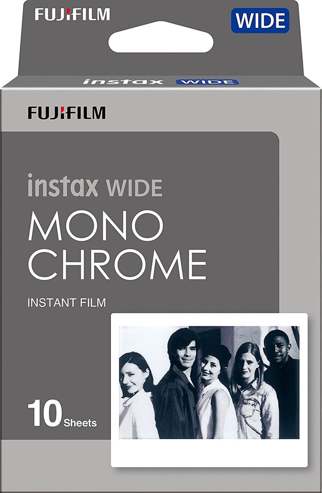 Fujifilm Instax Wide Sofortbildfilm monochrome für 10 Aufnahmen bis 09.2024